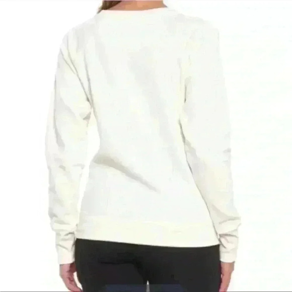 Champion Powerblend Classic Crew Sweatshirt in Cream Size X-Small NWT - Picture 2 of 8